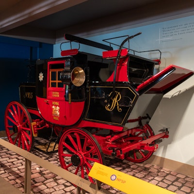 Photo of a horsedrawn mail carriage