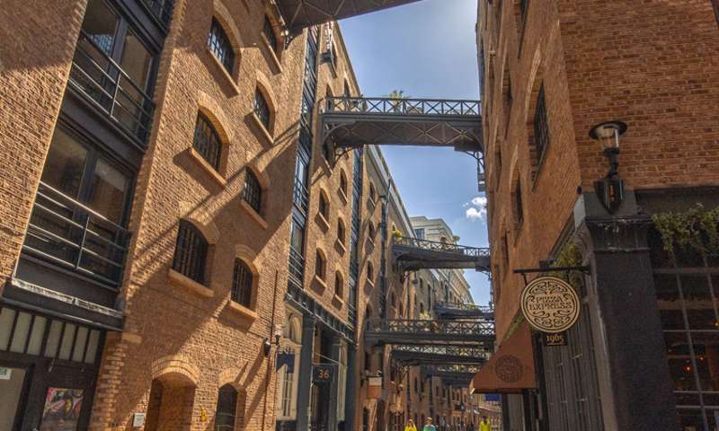 Photo of footbridges over Shad Thames