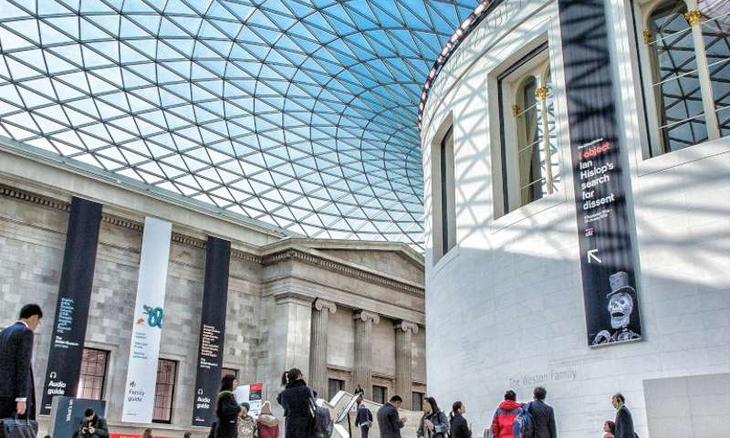 Photo of the Great Court of the British Museum