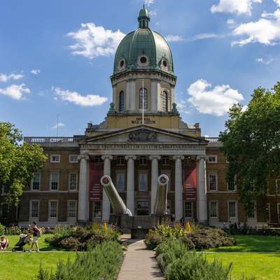 Photo of the exterior of the Imperial War Museum.