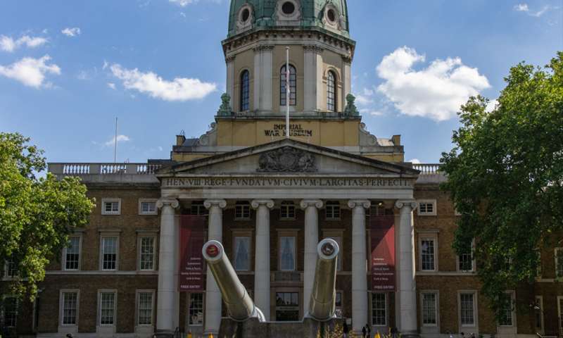 Photo of the exterior of the Imperial War Museum.