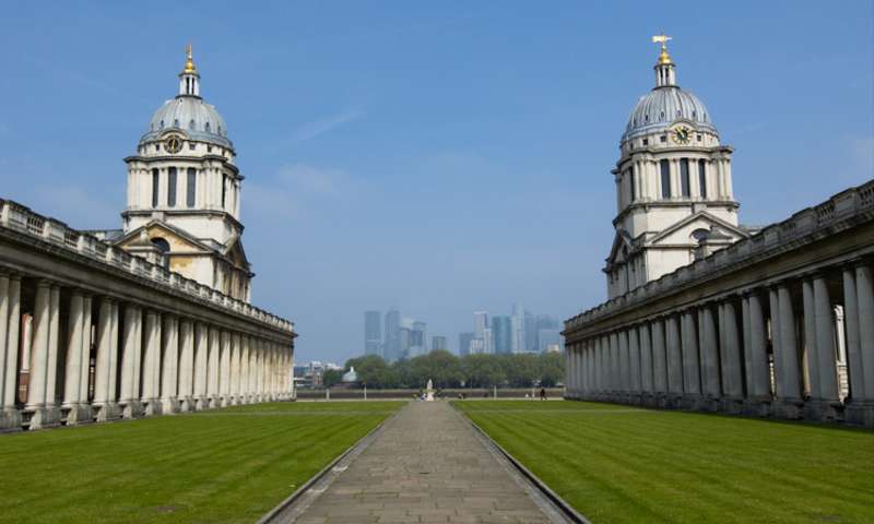 Photo of two impressive domed buildings in the college.